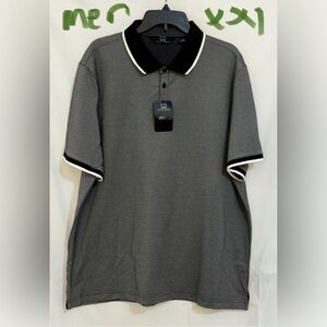 Classic Black and Gray Polo Shirt